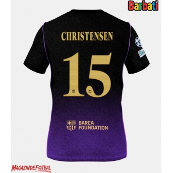 Barcelona Andreas Christensen #15 Tricou Fotbal Replică 2026-27 Barbati Deplasare